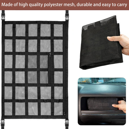 Car Ceiling Cargo Net – Gen 2, Stronger Load-Bearing, Larger Capacity