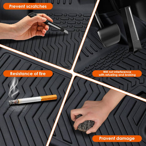 TPE Rubber Car Floor Mats For 2013-2019 Ford Escape & 2013-2018 C-Max