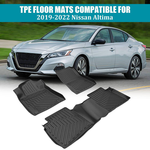 TPE Car Floor Mats For 2019-2024 Nissan Altima