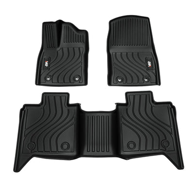 TPE Floor Mats for Toyota Tundra CrewMax Cab 2022–2025