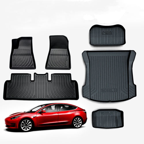 TPE Car Floor Mats for Tesla Model 3/Y/X/S 2023