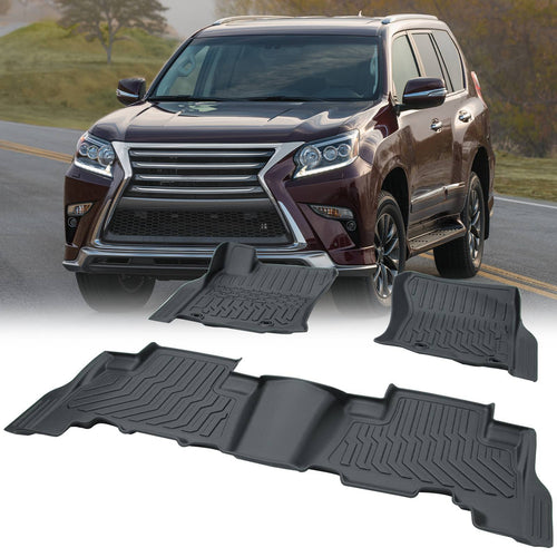 TPE Rubber Car Floor Mats  For 2014-2022 Lexus GX460 & 2014-2023 4Runner