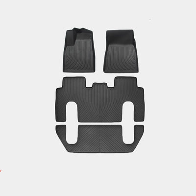 TPE Waterproof Floor Mats & Trunk Mat for Tesla Model X 2016–2023 (5/6/7 Seats, LHD)