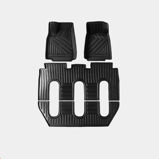 TPE Waterproof Floor Mats & Trunk Mat for Tesla Model X 2016–2023 (5/6/7 Seats, LHD)