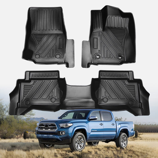 TPE Floor Mats Compatible with Tacoma 2024