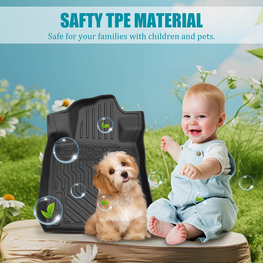 TPE Car Floor Mats For 2019-2024 Nissan Altima