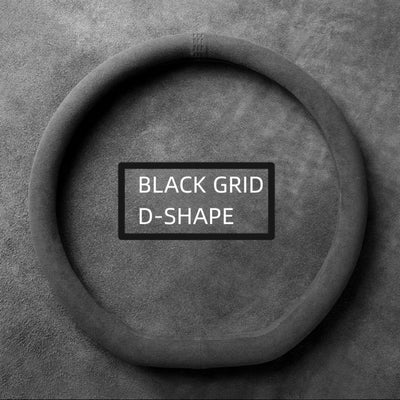 Alcantara Suede Steering Wheel Cover37–38cm (14.5–15 Inch) Ultra-thin Non-slip, Universal Fit