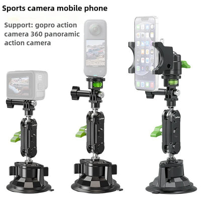 Premium 3-in-1 Universal Car Mount – Dashboard, Air Vent & Windshield Holder for Smartphone, GoPro & Insta360