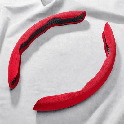 Suede Steering Wheel Cover – 38CM (14.5–15 inch)