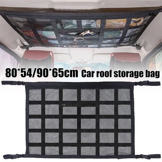 Car Ceiling Cargo Net – Gen 2, Stronger Load-Bearing, Larger Capacity