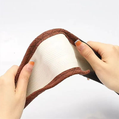 D-Type Steering Wheel Cover – Universal Fit 14.5–15 inch (37–38cm), Breathable, Anti-Slip Leather & Suede Car Accessory