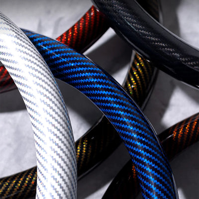 Universal Steering Wheel Cover 36–38cm (14–15 inch) – Non-slip, Breathable, D-shaped & Round Design