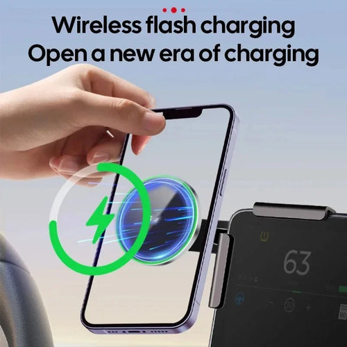 15W Wireless Charging Phone Holder For Tesla Model 3/Y/Highland& BYD Atto 3