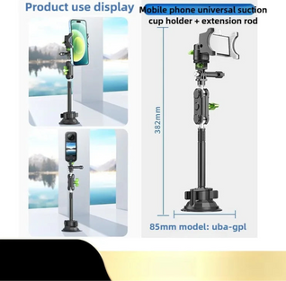 Premium 3-in-1 Universal Car Mount – Dashboard, Air Vent & Windshield Holder for Smartphone, GoPro & Insta360