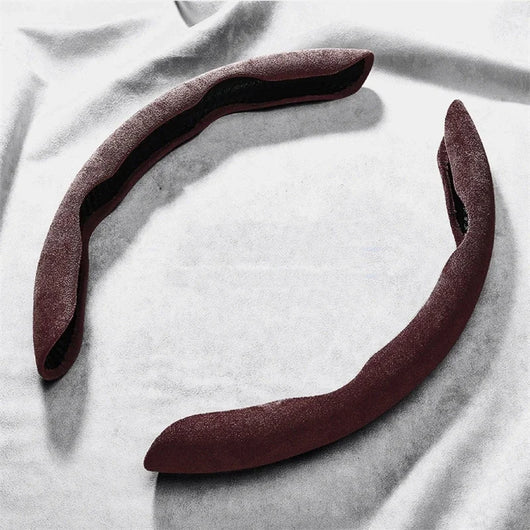 Suede Steering Wheel Cover – 38CM (14.5–15 inch)