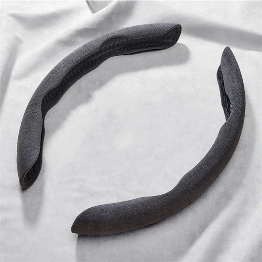 Suede Steering Wheel Cover – 38CM (14.5–15 inch)