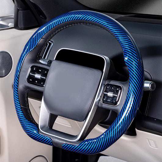 Universal Steering Wheel Cover 36–38cm (14–15 inch) – Non-slip, Breathable, D-shaped & Round Design
