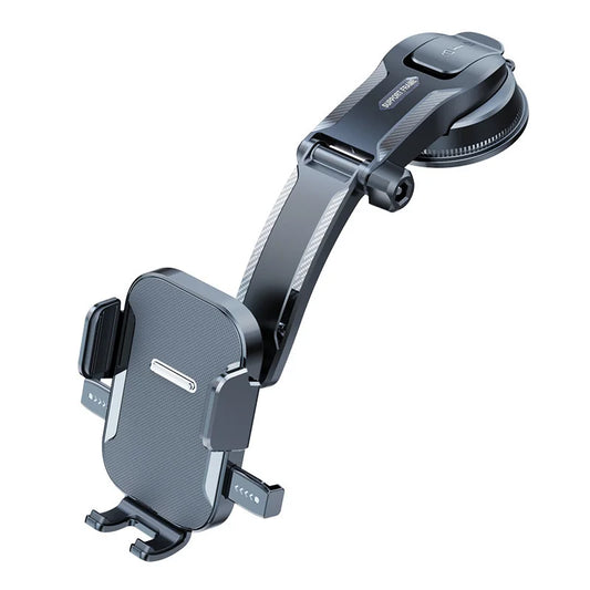 Car Phone Holder – Nano Flexible Silicone, 360° Rotation, Doesn’t Block Screen/Charging Port, Foldable for Storage