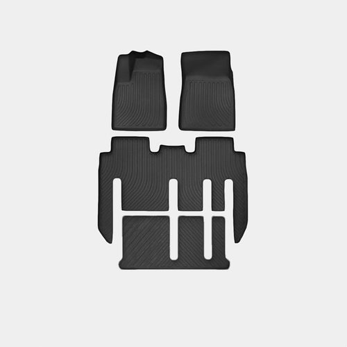 TPE Waterproof Floor Mats & Trunk Mat for Tesla Model X 2016–2023 (5/6/7 Seats, LHD)