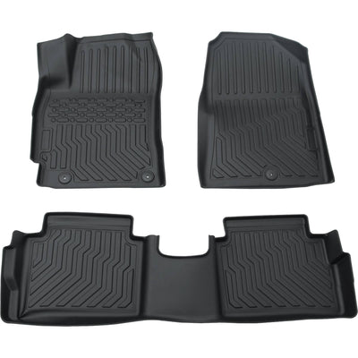 Car Floor Mats For 17-20 Hyundai Elantra No Fit GT All-Weather TPE Rubber Black