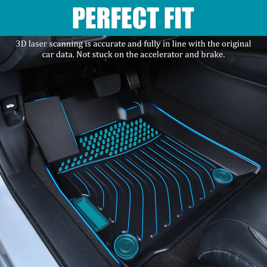 TPE Car Floor Mats For 2019-2024 Nissan Altima