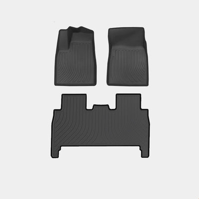 TPE Waterproof Floor Mats & Trunk Mat for Tesla Model X 2016–2023 (5/6/7 Seats, LHD)