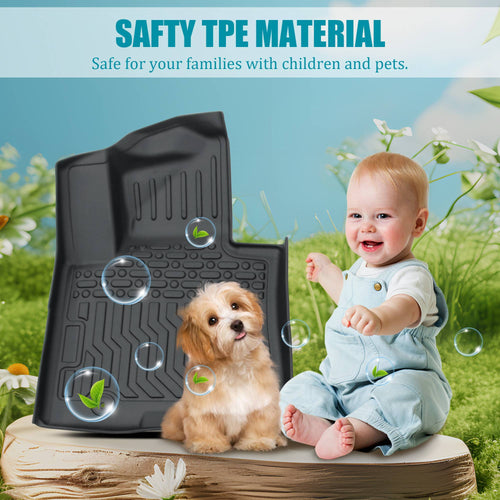 TPE Floor Mats for Hyundai Tucson 2019–2021, Kia Sportage 2017–2022