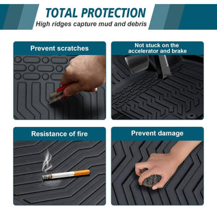 TPE Rubber Car Floor Mats  For 2014-2022 Lexus GX460 & 2014-2023 4Runner