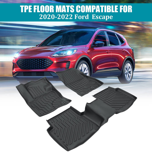 Car Floor Mats For 2020-2022 Ford Escape