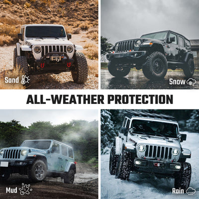 Car Floor Mats For JEEP Wrangler JL 2018 4 Doors Model, Not Fit For Jeep Wrangler JK Or 4XE