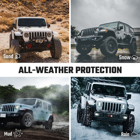 Car Floor Mats For JEEP Wrangler JL 2018 4 Doors Model, Not Fit For Jeep Wrangler JK Or 4XE