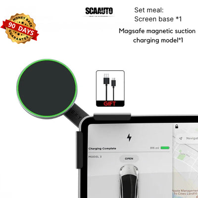 15W Wireless Charging Phone Holder For Tesla Model 3/Y/Highland& BYD Atto 3