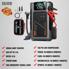 3000A Car Jump Starter with 150 PSI Tire Inflator – Gas up to 7.5L, Diesel 6.5L
